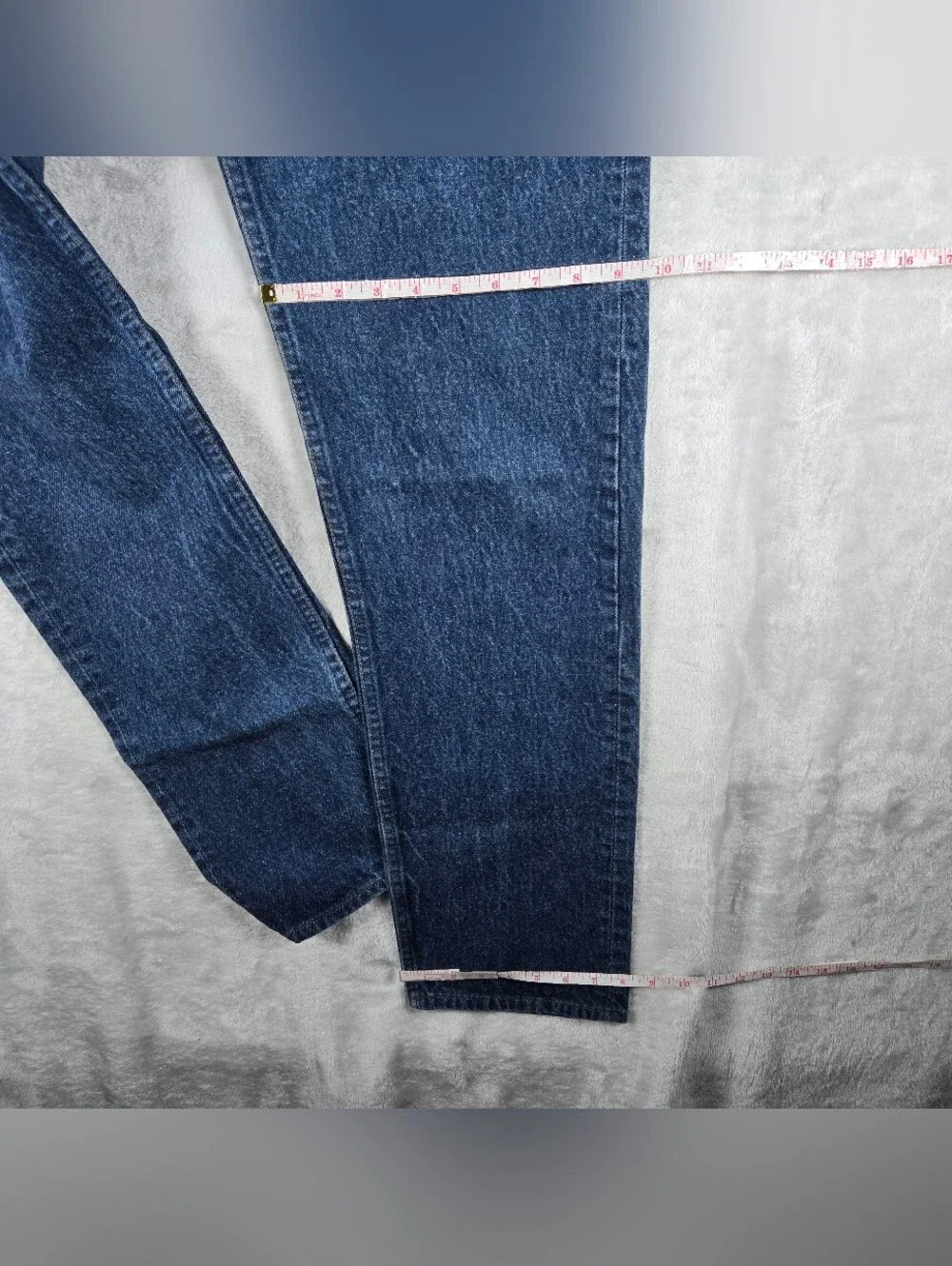 Levis 501 Fuzzy Straight Blue Jeans Mens Size 32x34 Button Fly USA Made 70’s Vtg